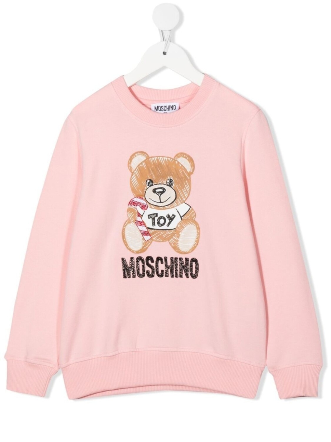 

Moschino Kids толстовка с логотипом, розовый