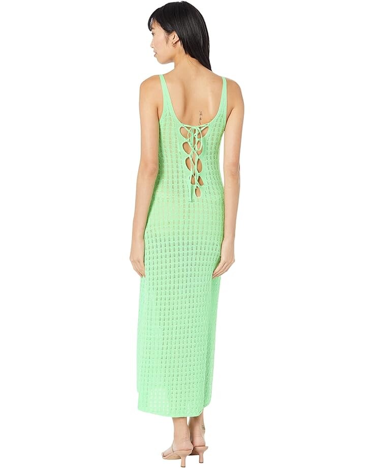 

Платье MANGO Lechuga Dress, цвет Bright Green