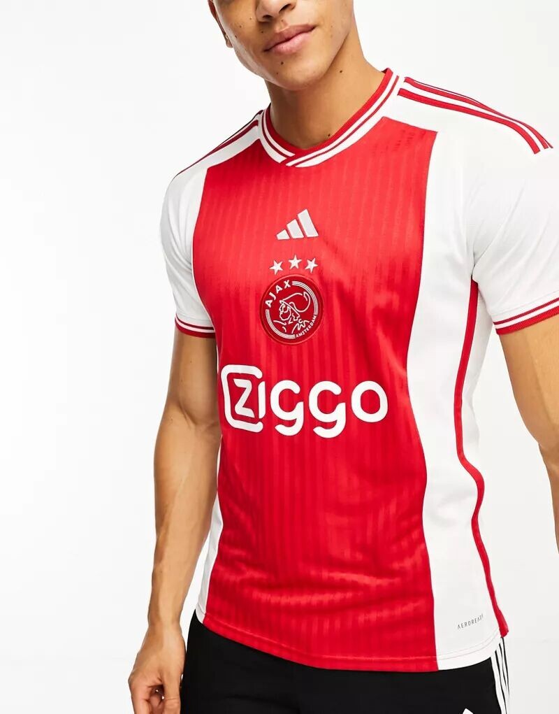 

adidas Football — домашняя футболка AFC Ajax 23/24 красно-белого цвета adidas performance