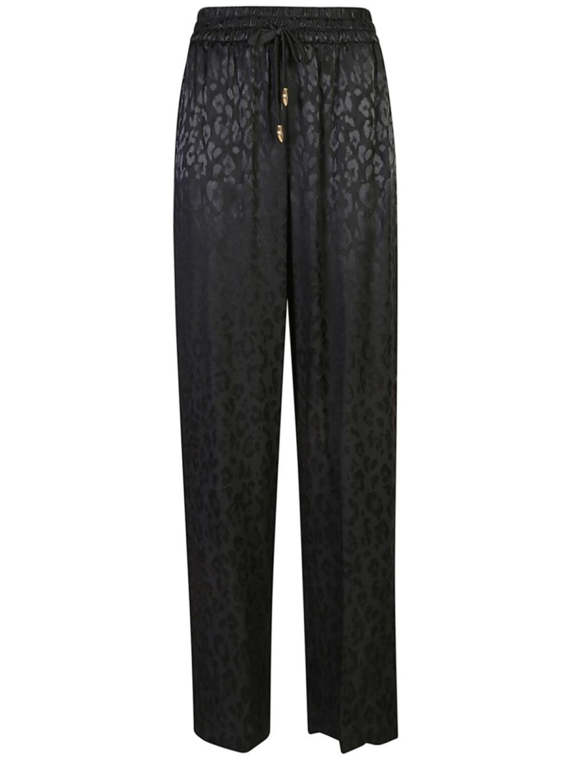 

Just Cavalli жаккардовые прямые брюки, черный