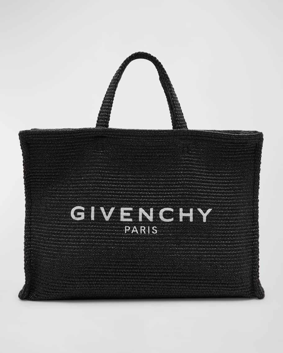 

Большая сумка-шоппер G Tote Logo из рафии Givenchy
