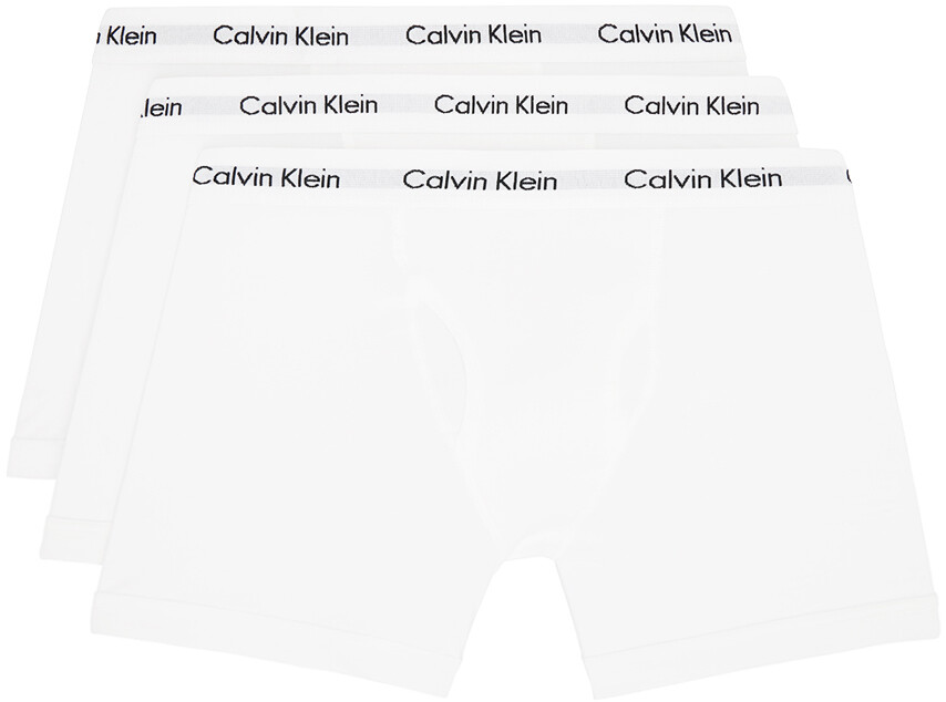 

Комплект из трех белых боксеров Calvin Klein Underwear