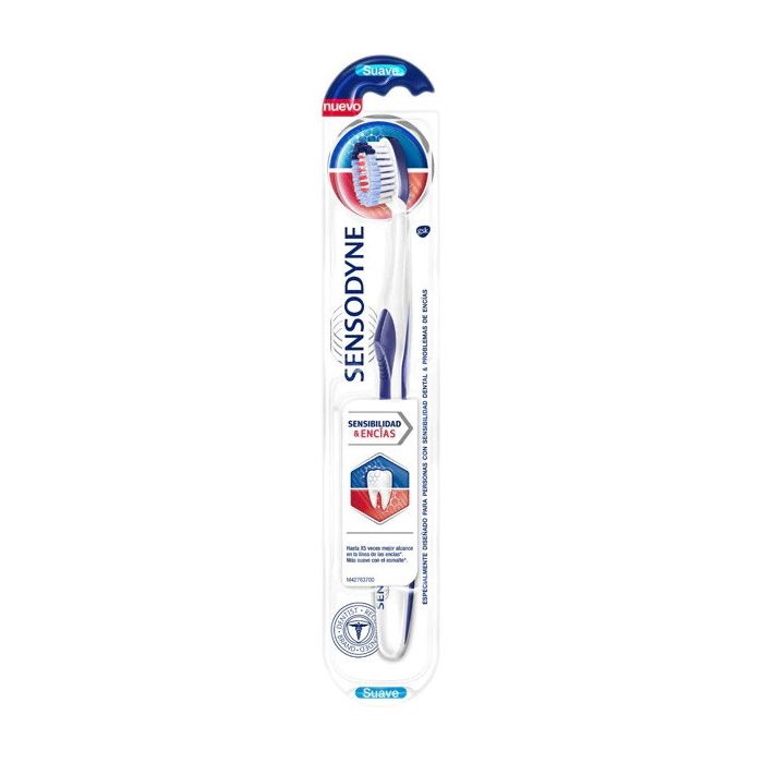 Зубная щетка Cepillo de Dientes Sensibilidad y Encías Sensodyne, 1 unidad зубная паста pasta de dientes sensibilidad y encías sensodyne 75 ml