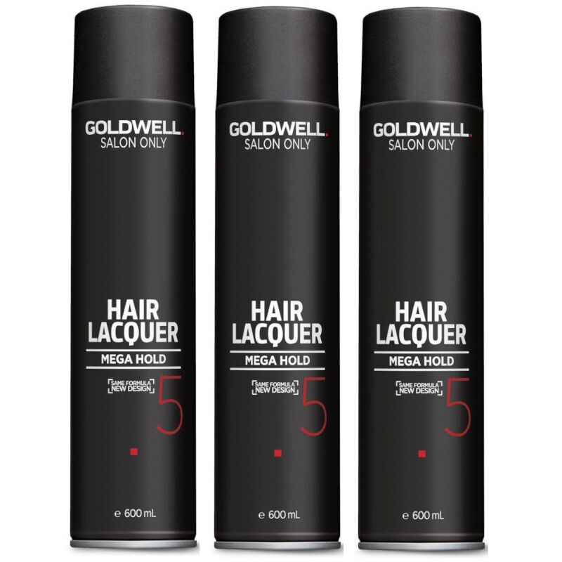 Набор: суперсильный лак для волос Goldwell Salon Only Hair, 3х600 мл goldwell лак для волос salon only экстрасильная фиксация 600 мл