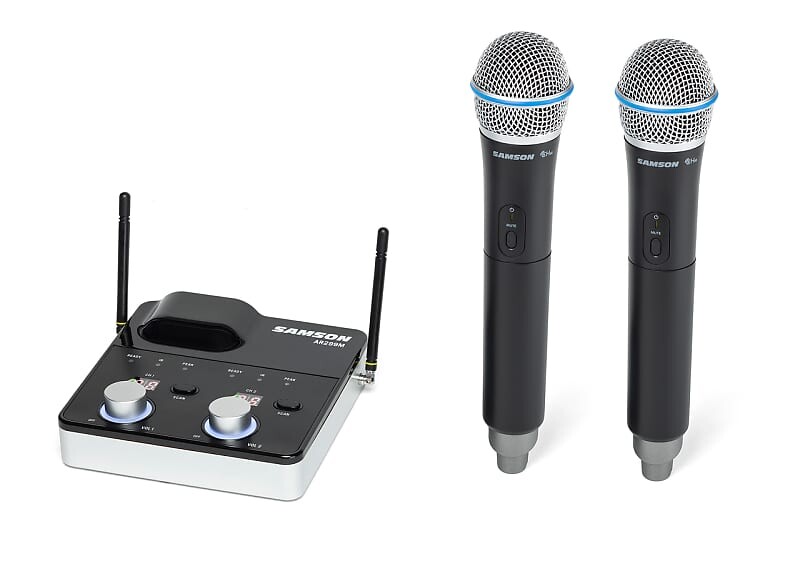

Беспроводная система Samson Concert 288m Dual-Channel Wireless Handheld Microphone System (D Band)