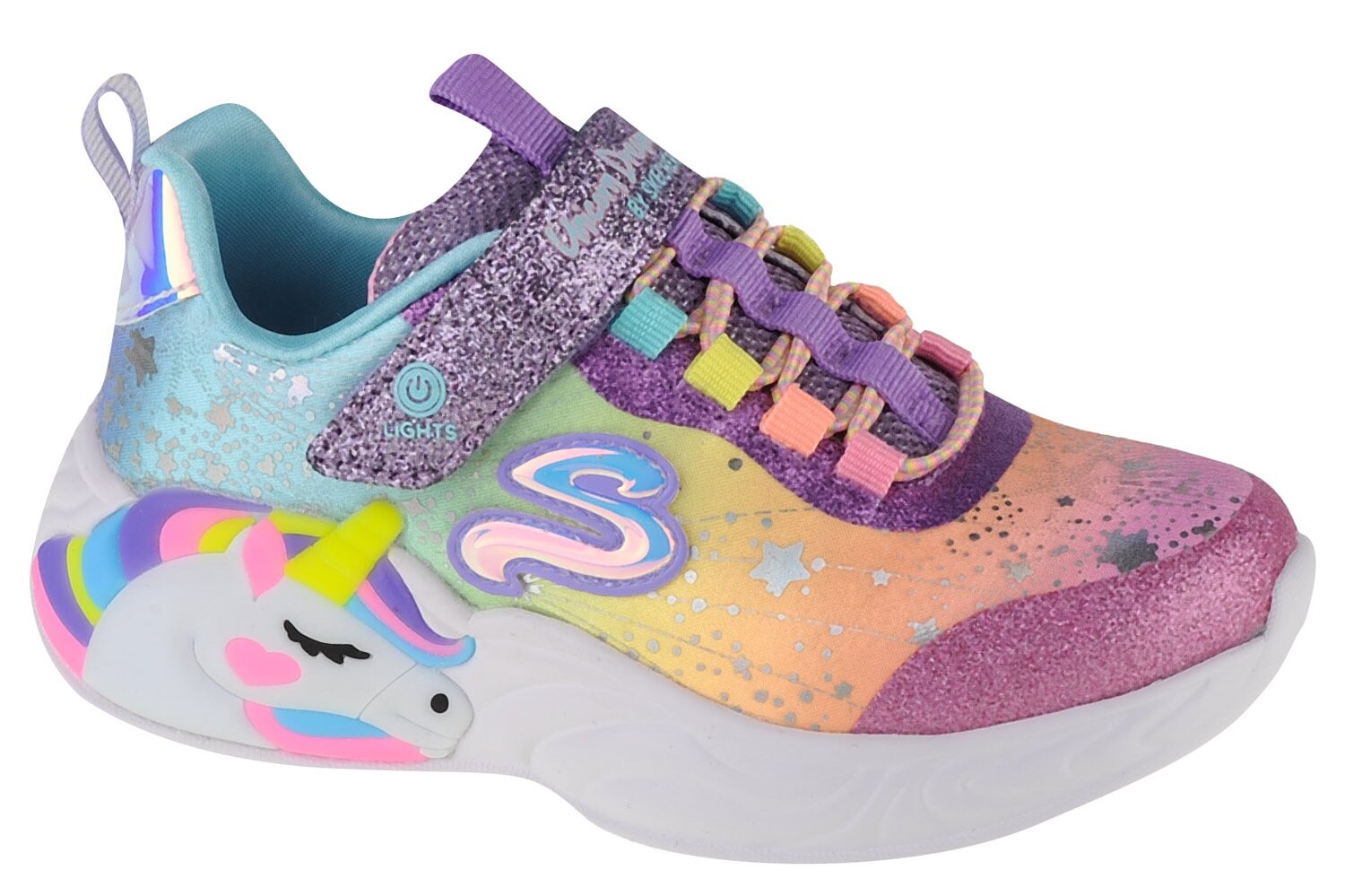 

Кроссовки Skechers S Lights Unicorn Dreams, разноцветный