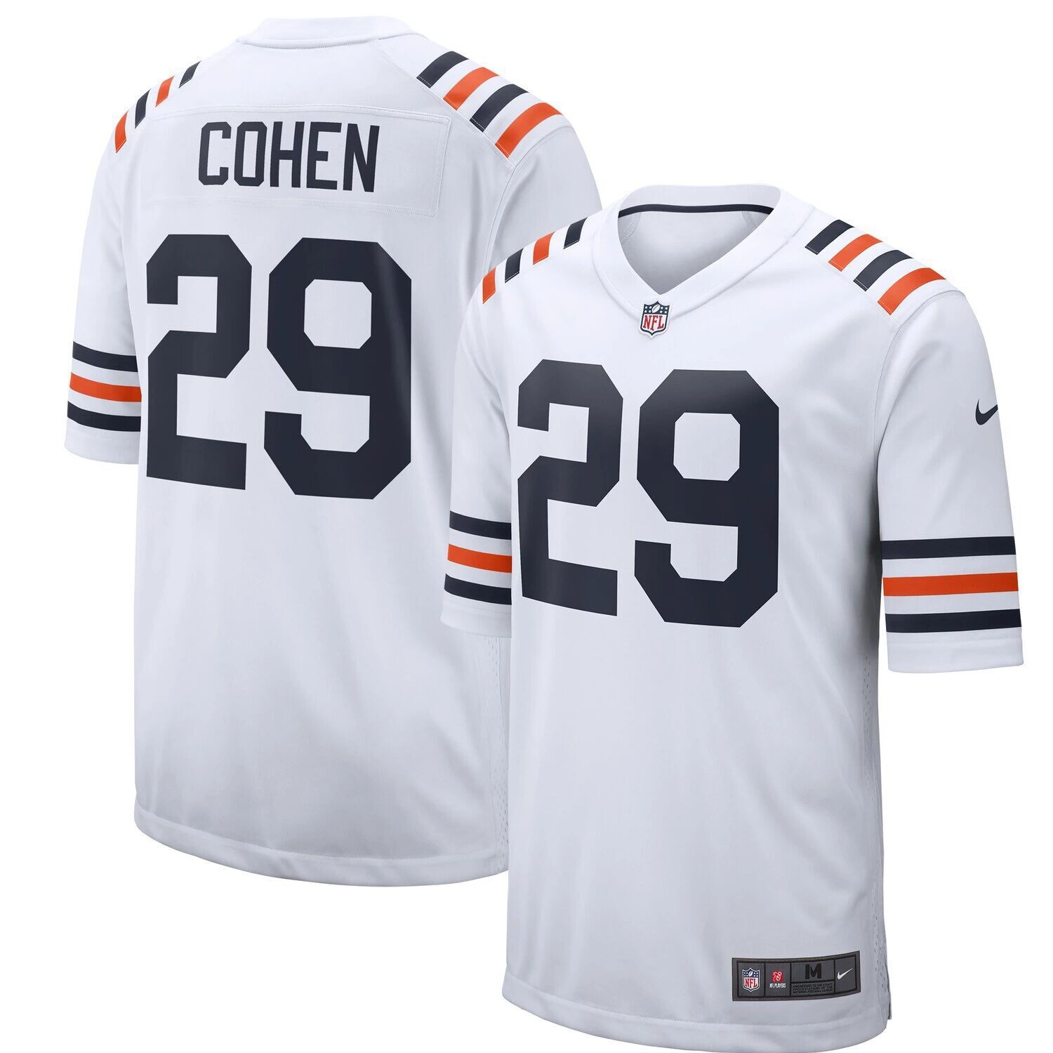 

Мужская альтернативная классическая игровая майка Tarik Cohen White Chicago Bears 2019 Nike