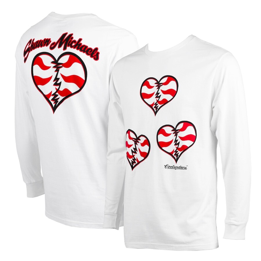 

Футболка с длинным рукавом Contenders Clothing Shawn Michaels, белый