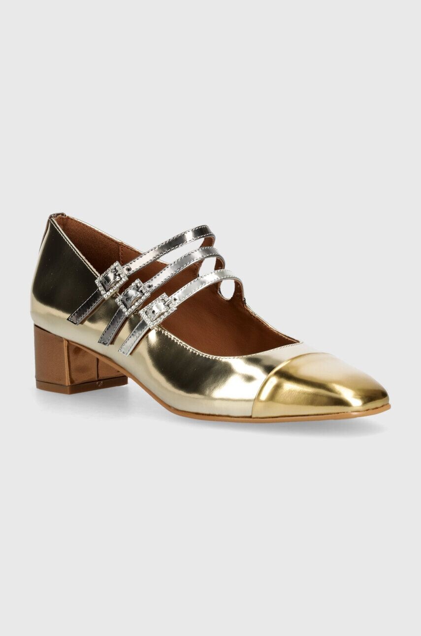 

Туфли Kurt Geiger London Pierra Mid Mary Jane, золотой
