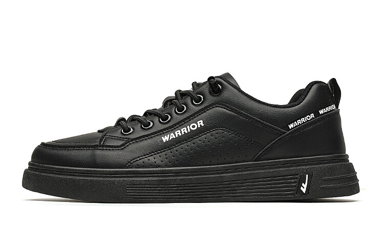 

Кроссовки WARRIOR Skateboarding Shoes Men Low-top Black, черный