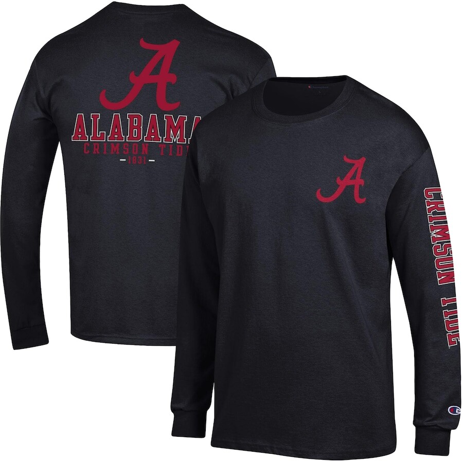 

Футболка с длинным рукавом Champion Alabama Crimson Tide, черный