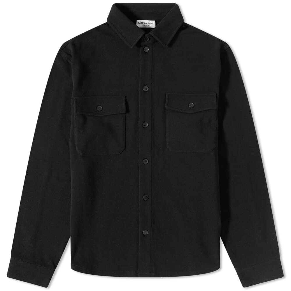 

Рубашка из твила Saint Laurent