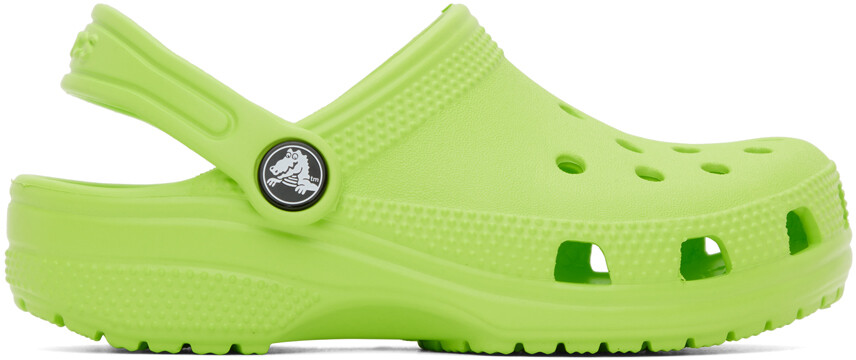 

Детские зеленые классические сабо Crocs