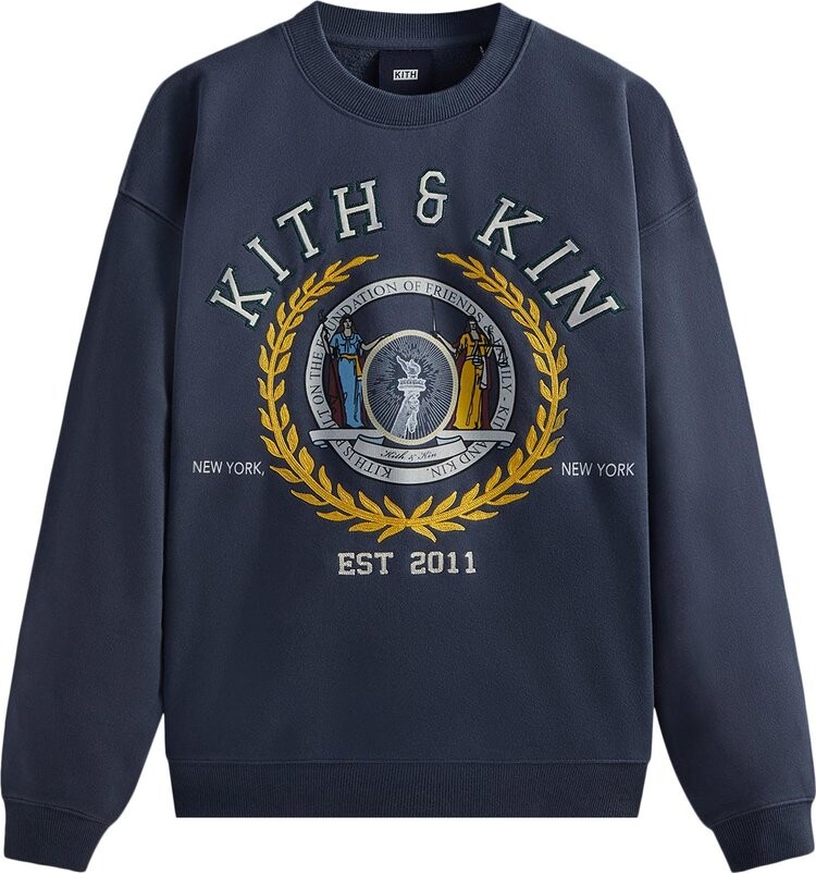 

Толстовка Kith Vintage Crewneck 'Torpedo', синий