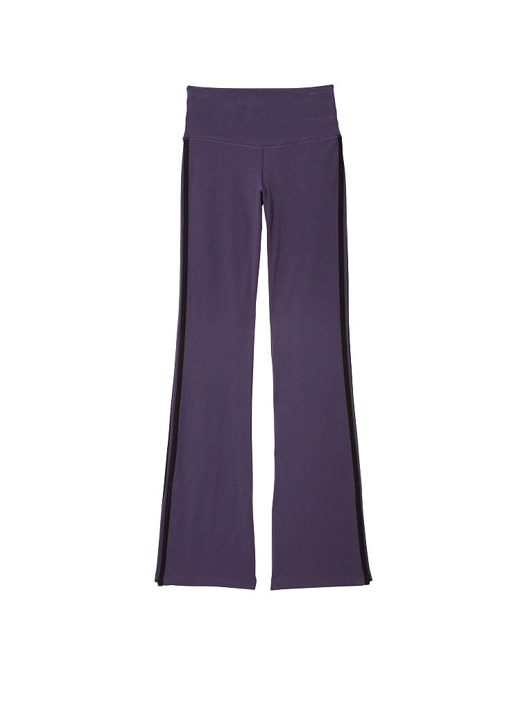 

Леггинсы Victoria's Secret Cotton High-Waist Flare, темно-фиолетовый