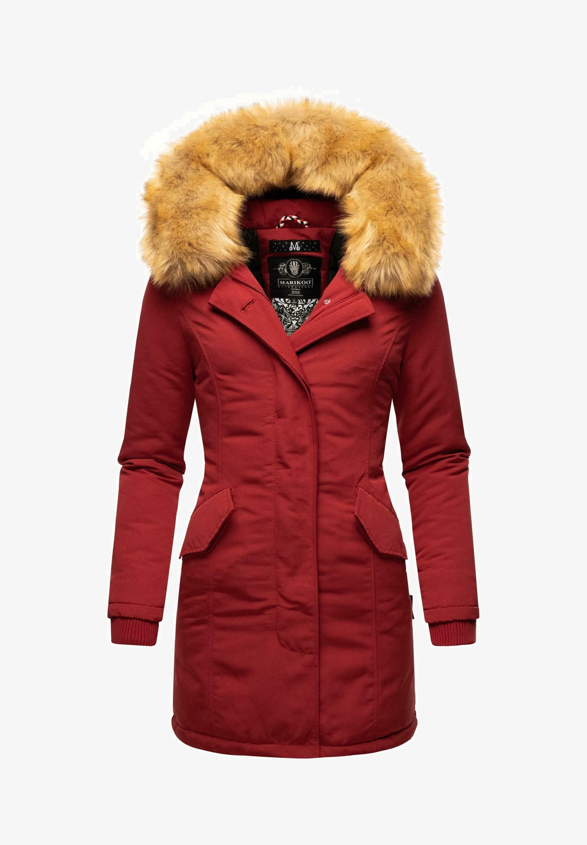 Пальто зимнее Marikoo, красный