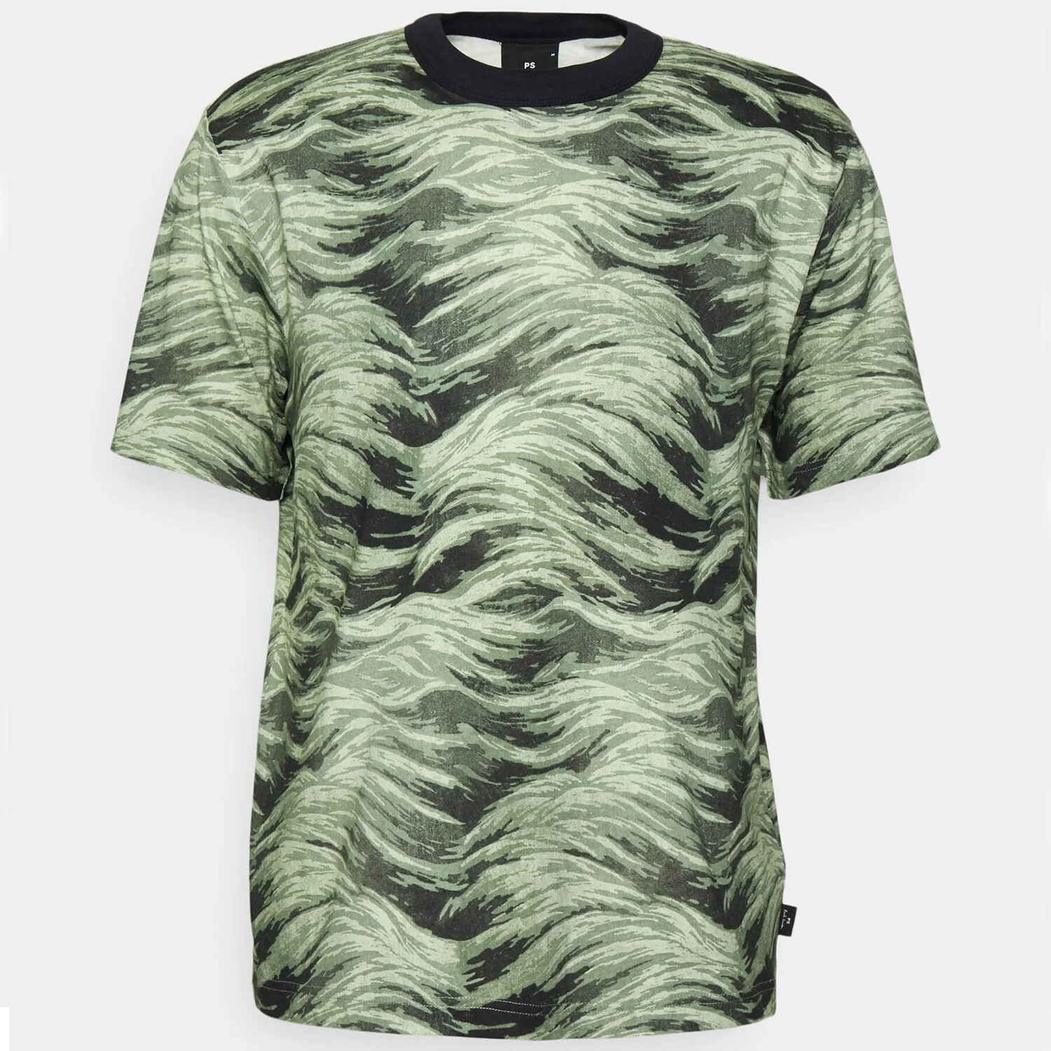 

Футболка PS Paul Smith Storm, черный/зеленый