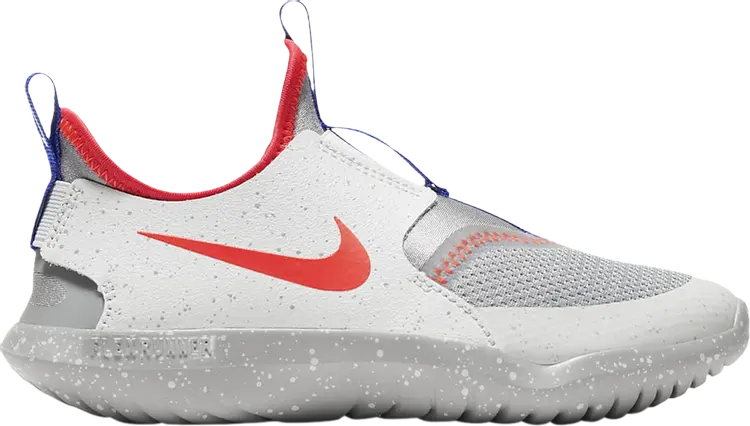 

Кроссовки Nike Flex Runner SE PS 'Particle Grey Crimson Speckled', серый