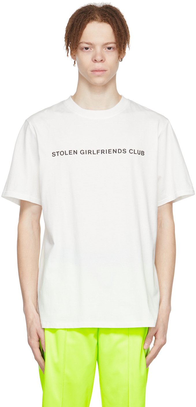 

Белая футболка из органического хлопка Stolen Girlfriends Club, Белый