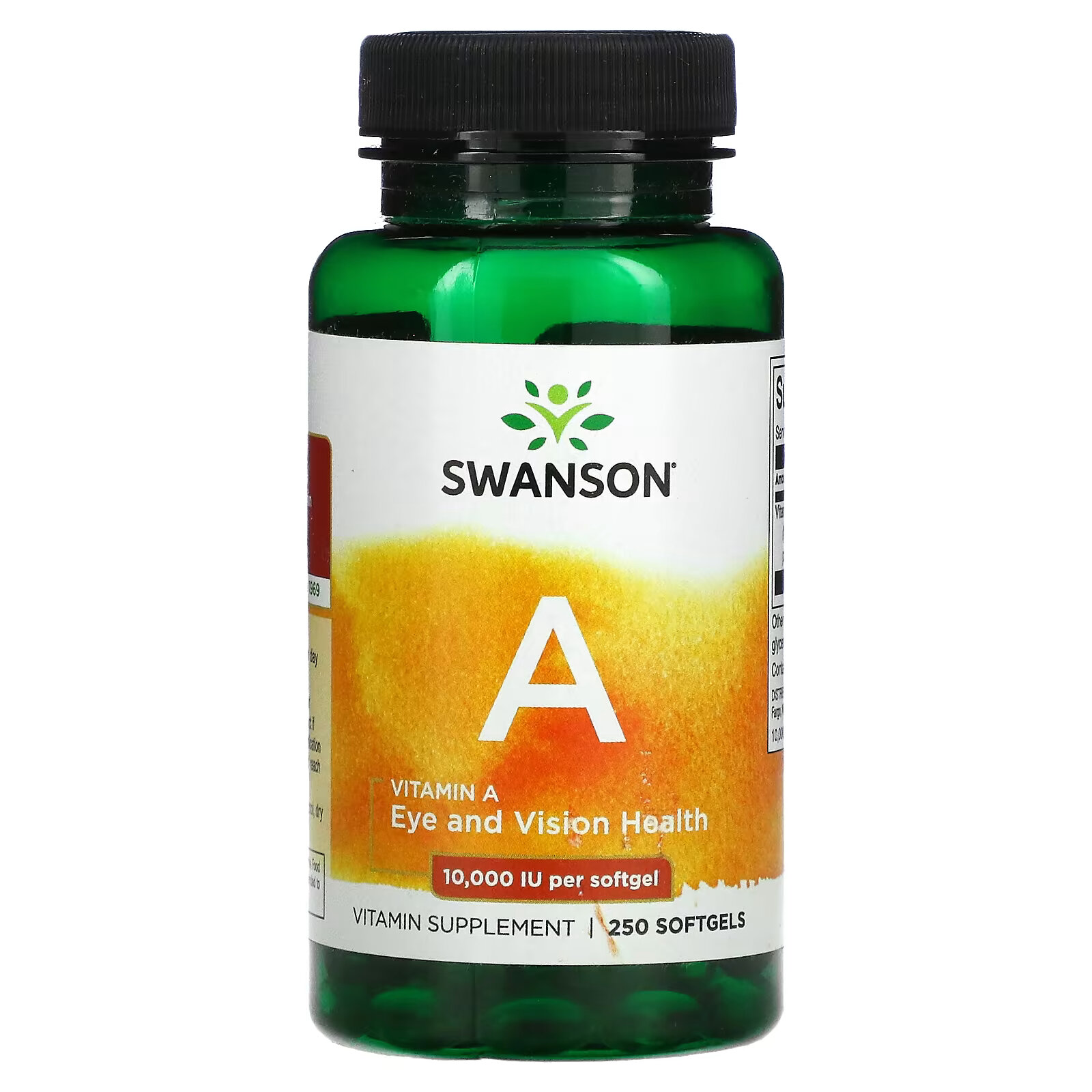Swanson, Витамин A, 10 000 МЕ, 250 мягких таблеток витамин a now foods 10 000 ме 100 мягких таблеток