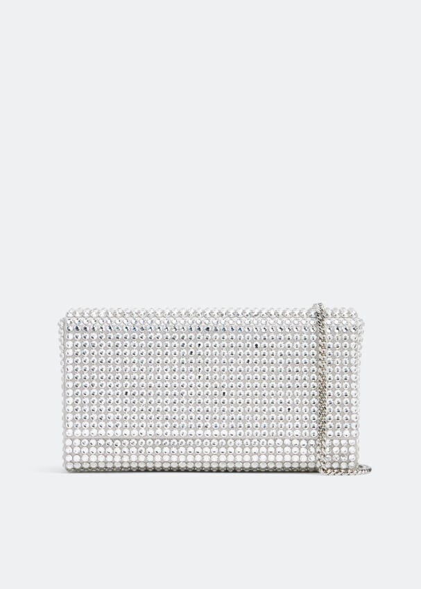 

Клатч AMINA MUADDI Super Amini Paloma clutch, серебряный