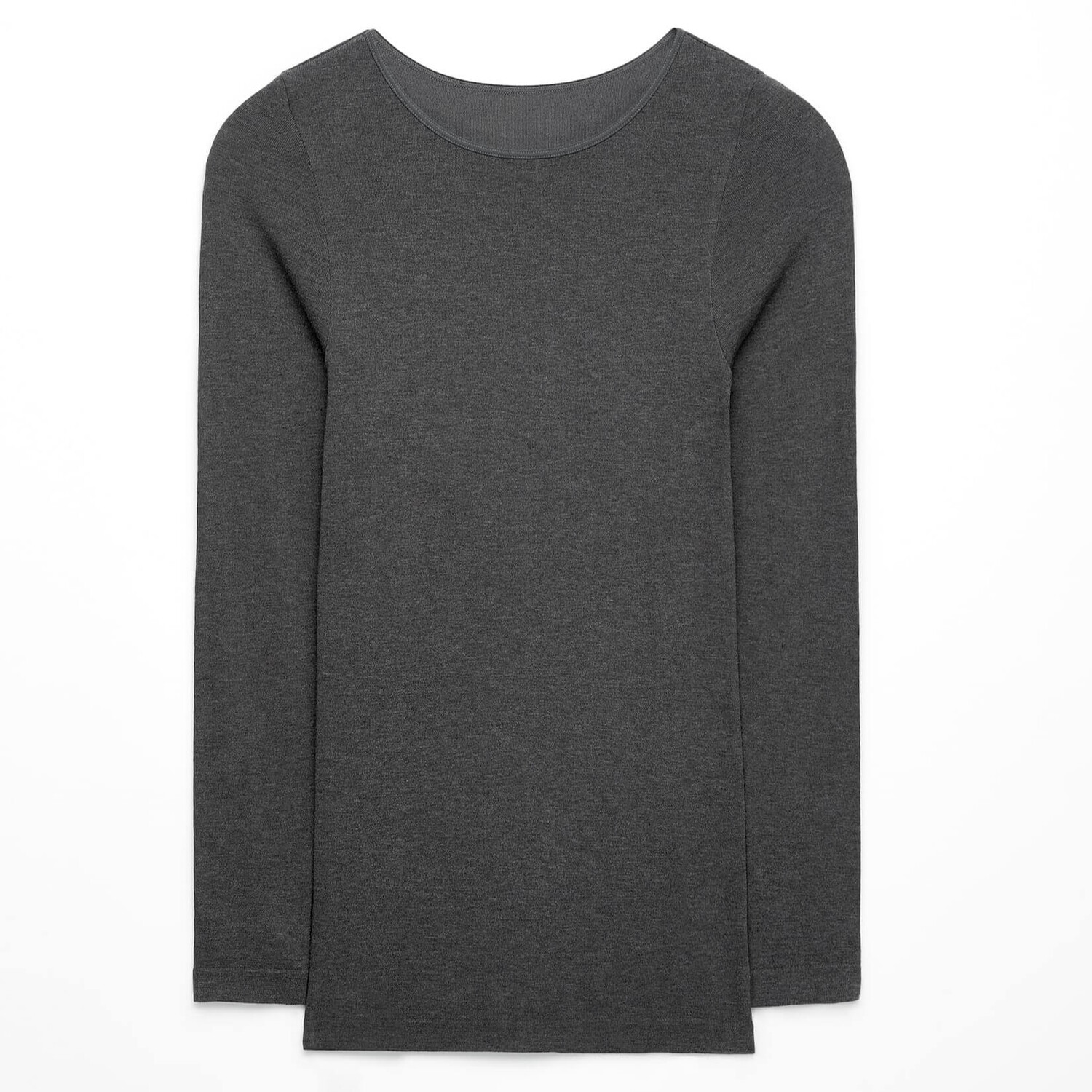 

Лонгслив Oysho Super Extra Warmth Seamless, темно-серый