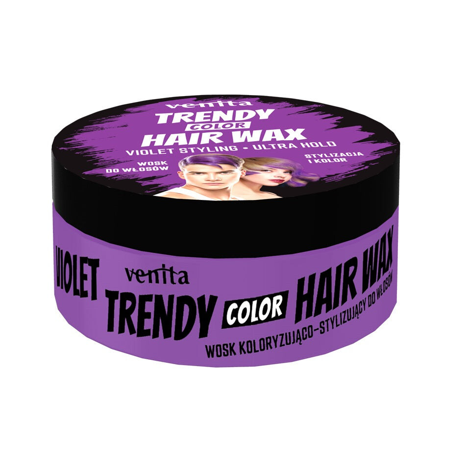 

Venita Воск для окрашивания волос Trendy Color Hair Wax Фиолетовый 75г