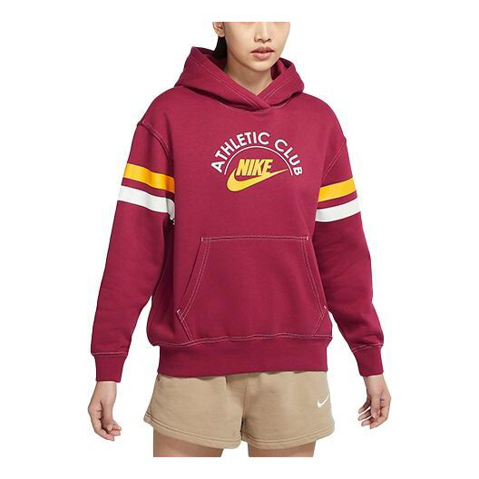 

Толстовка Nike Sportswear Alphabet Logo Printing Fleece Red, Красный