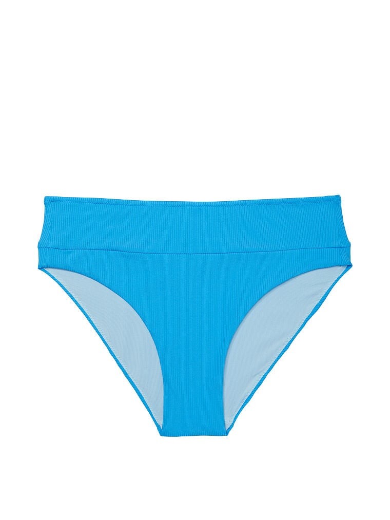 

Плавки бикини Victoria's Secret Swim Mix-and-Match Mid-Rise, голубой