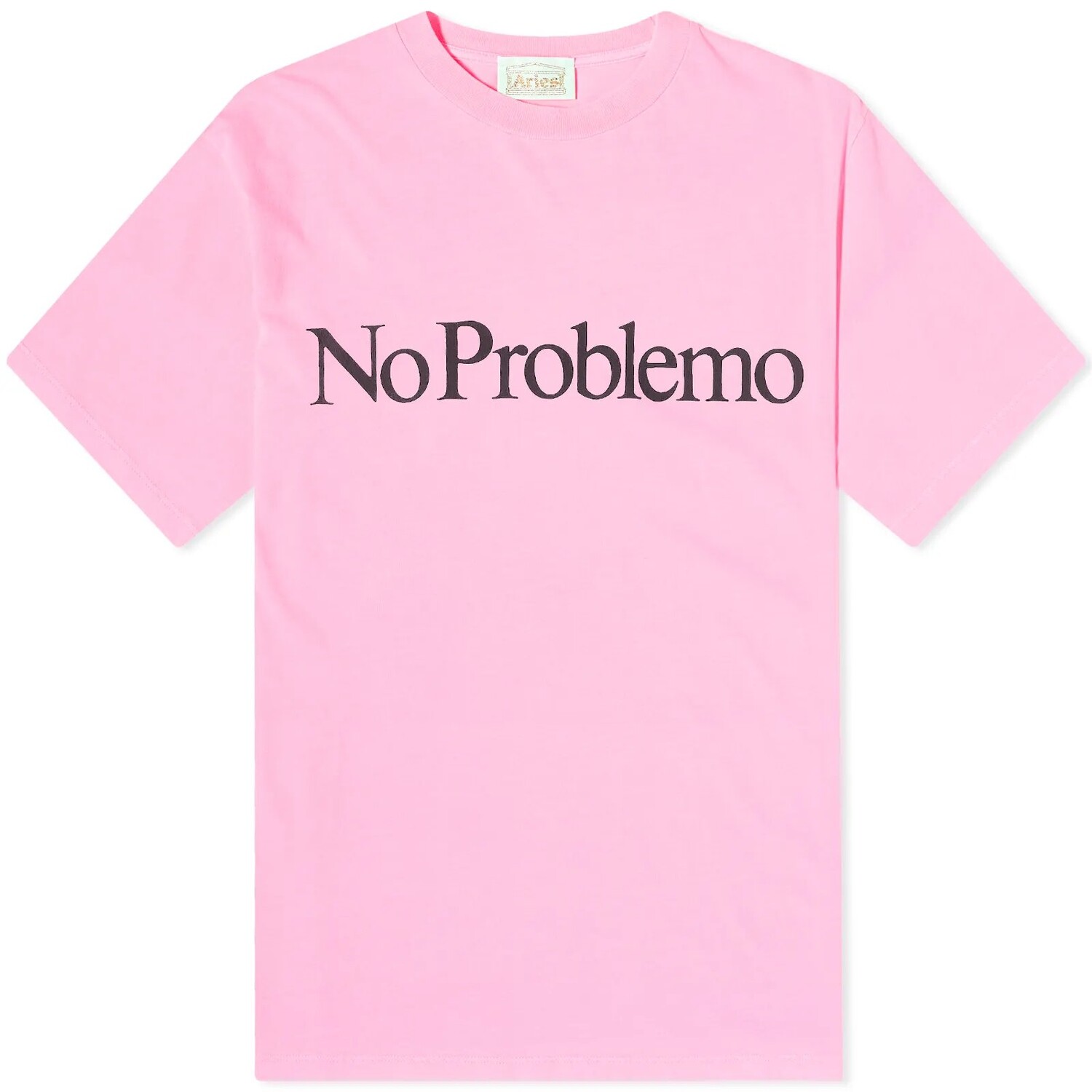 

Футболка Aries No Problemo Flouro Dye, розовый