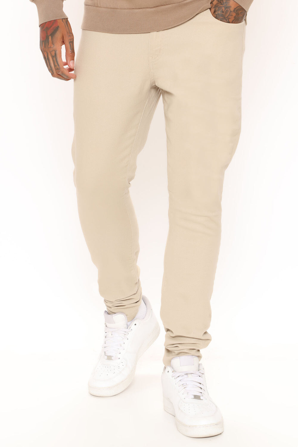 

Джинсы скинни Fashion Nova FNMM336, хаки