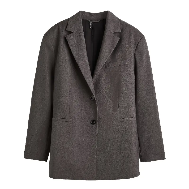 

Пиджак H&M Single-breasted, серый
