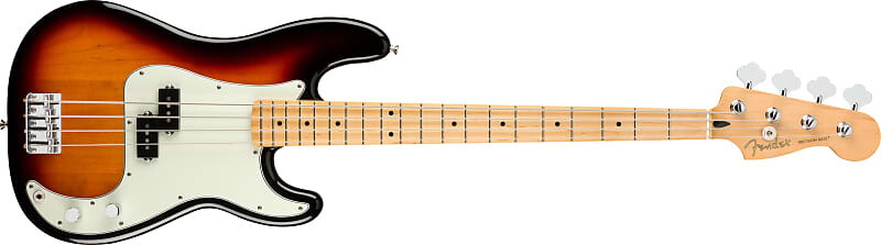 

Бас-гитара Fender серии Player Precision Bass. Кленовый гриф, 3 цвета Sunburst - MIM PLAYERPBASSMN3TS