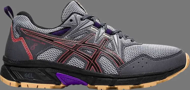 

Кроссовки wmns gel venture 8 'carrier grey red brick' Asics, серый