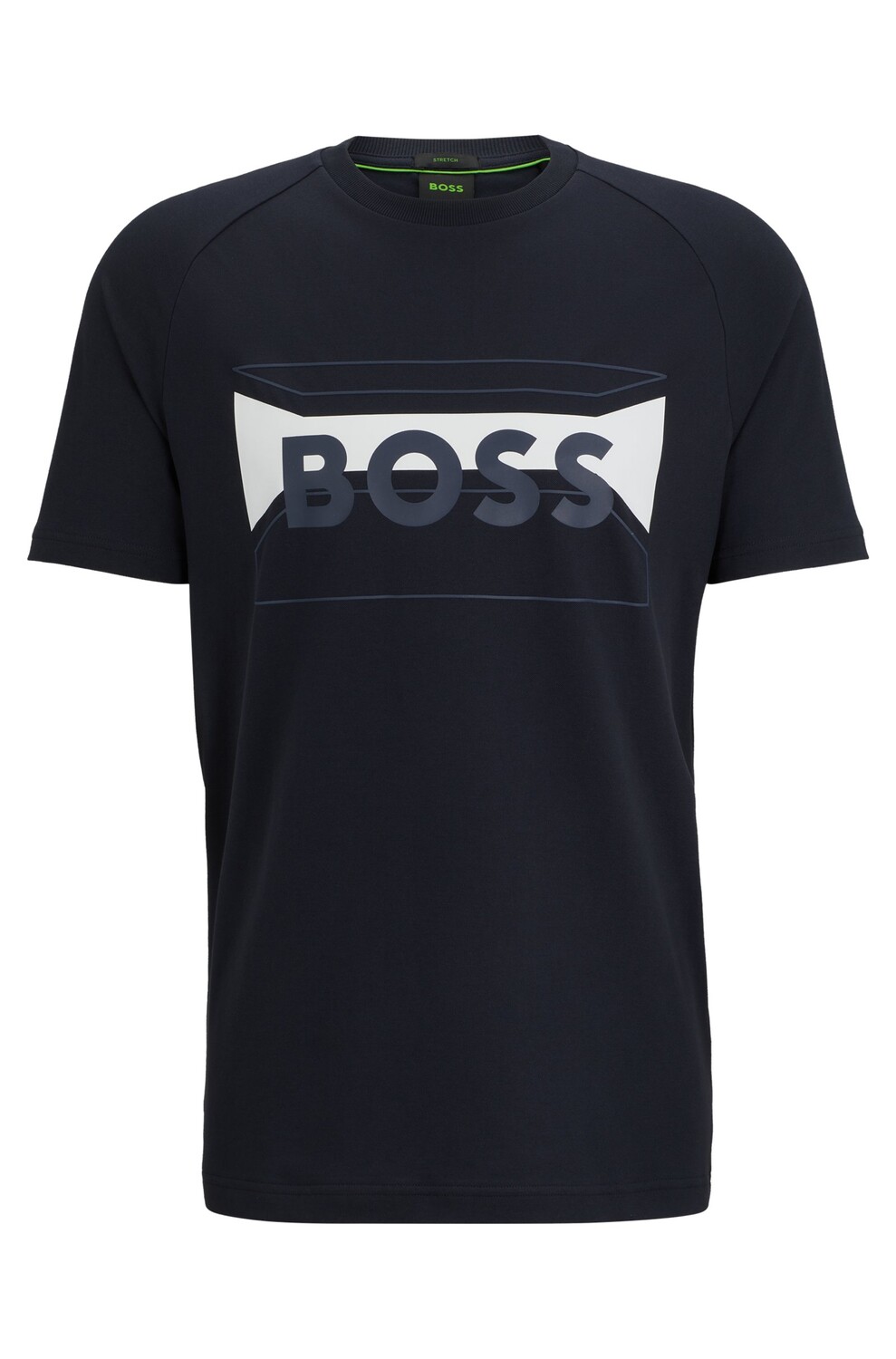 Футболка Boss Slim-fit In Stretch Piqué, темно-синий