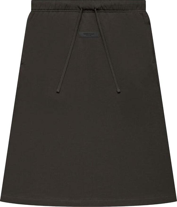 

Юбка Fear of God Essentials French Terry Skirt 'Off Black', черный