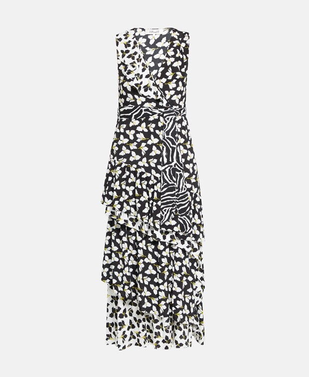 

Длинное платье Diane von Furstenberg, белый