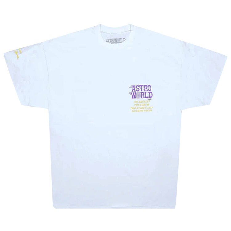 Футболка Travis Scott Astroworld LA Exclusive T-Shirt 'White', белый