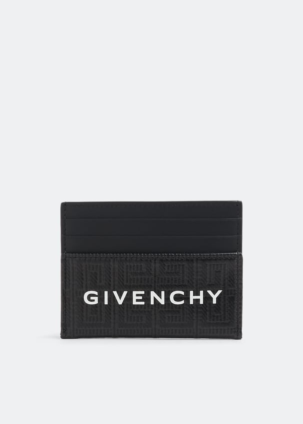 

Картхолдер GIVENCHY 4G leather cardholder, черный