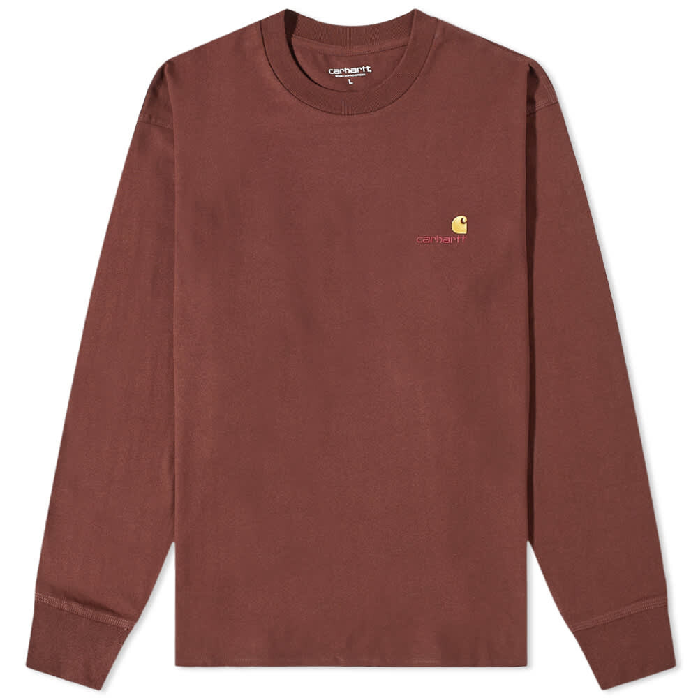 

Футболка Carhartt WIP Long Sleeve American Script Tee
