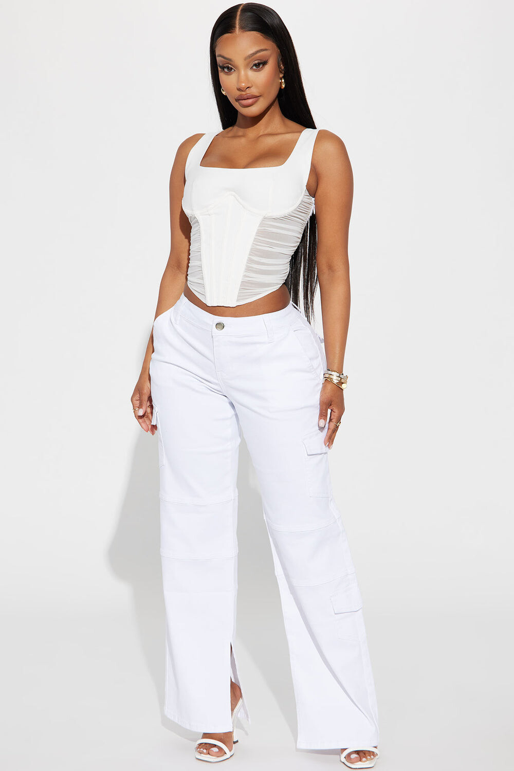 

Джинсы Fashion Nova P149951N, белый