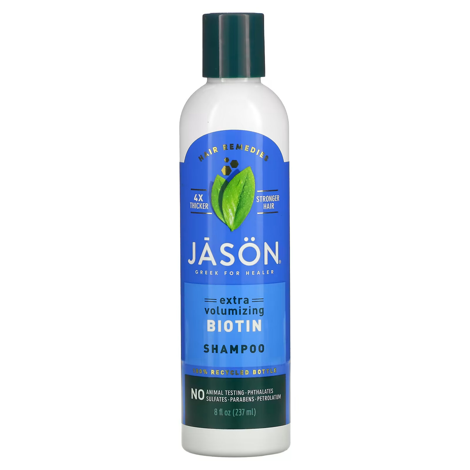 Jason Natural, шампунь с биотином для увеличения объема, 237 мл (8 жидк. унций) jason natural шампунь для придания объема с биотином 8 жидких унций
