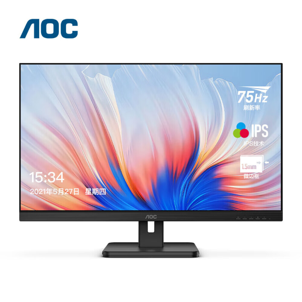 

Монитор AOC 27" IPS Full HD 75Гц с широким углом обзора