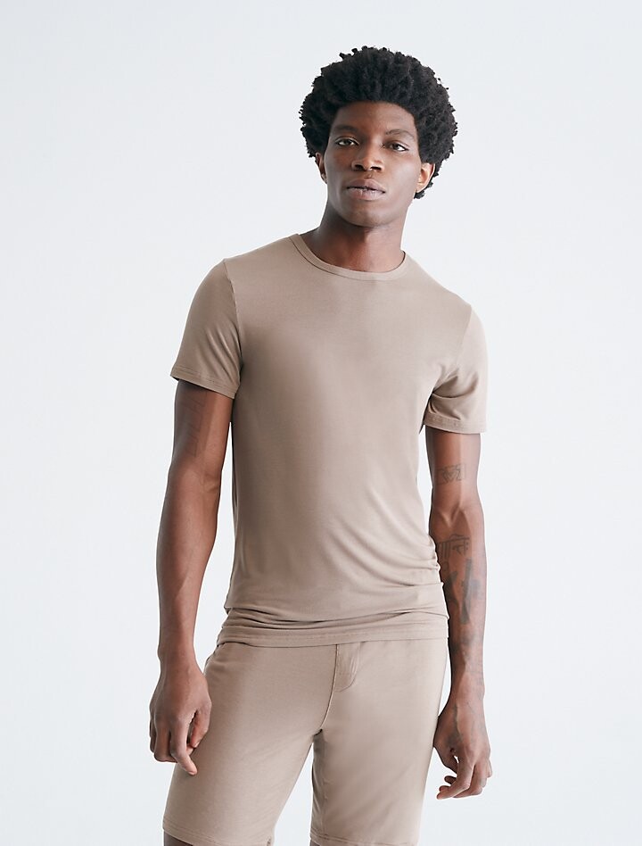 

Ультрамягкая футболка Modern Lounge Sleep Calvin Klein, коричневый
