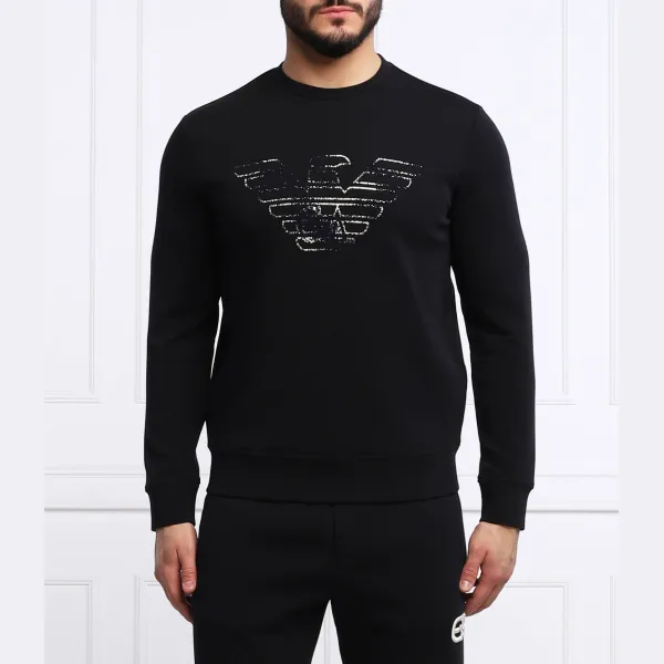 

Толстовка обычного кроя Emporio Armani, синий