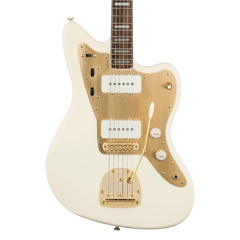 

Squier 40th Anniversary Jazzmaster Gold Edition - олимпийский белый