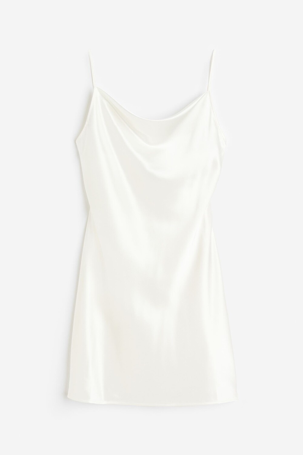 

Платье H&M Tie-detail Satin, белый