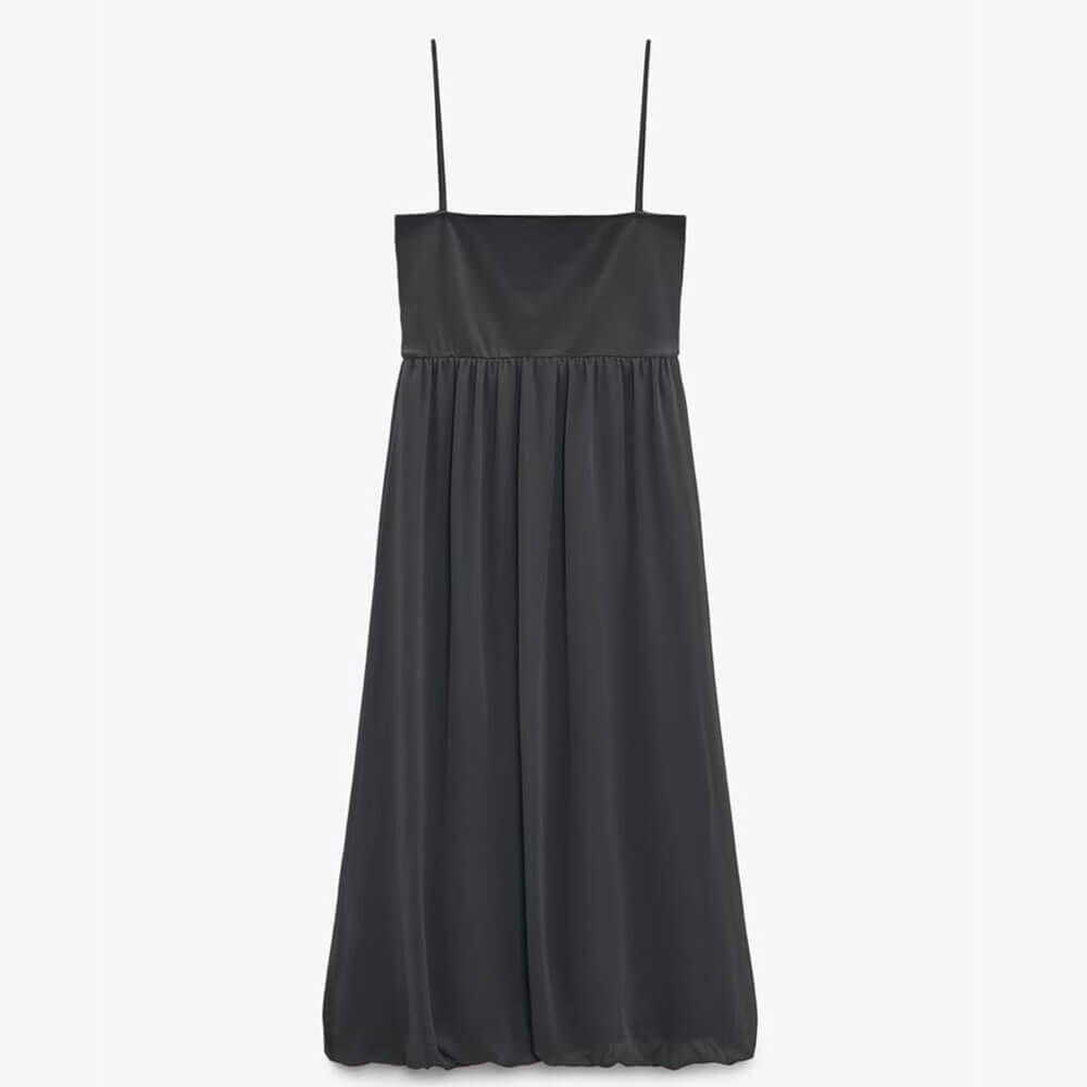 

Платье Zara Midi, свинцовый