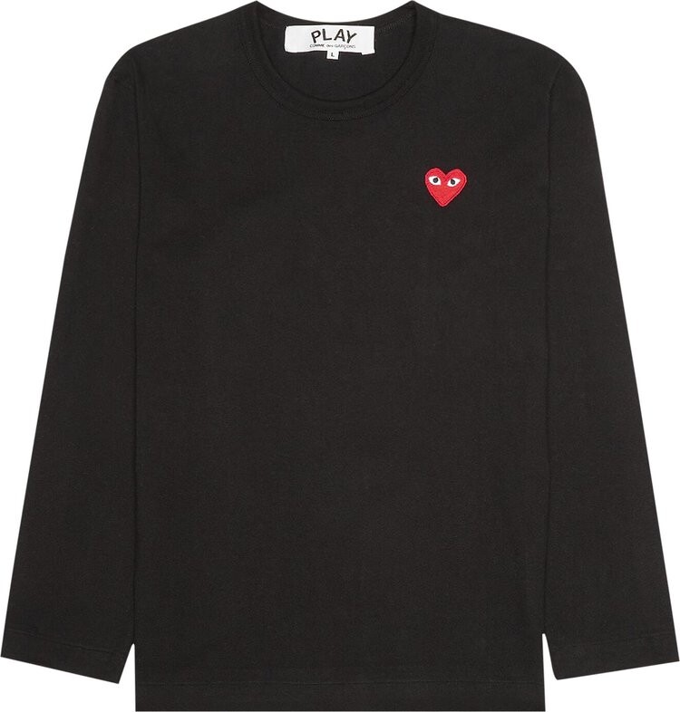 

Толстовка Comme des Garçons PLAY Knitted Crew Sweat 'Black', черный