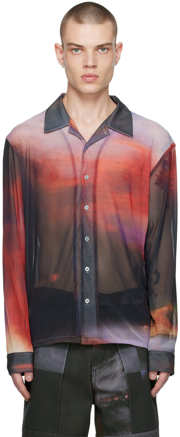 

SSENSE Эксклюзивная многоцветная рубашка Serapis